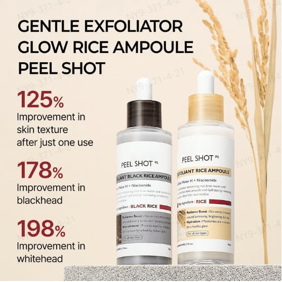 🏆Flash Sale⚡- - Peel Shot Glow Rice Ampoule Duo