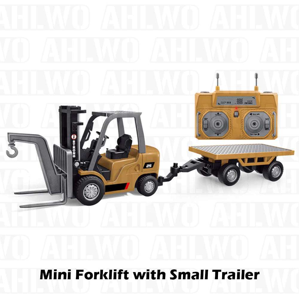 Desktop Fun 🎁 Mini Remote Control Forklift Truck Toy