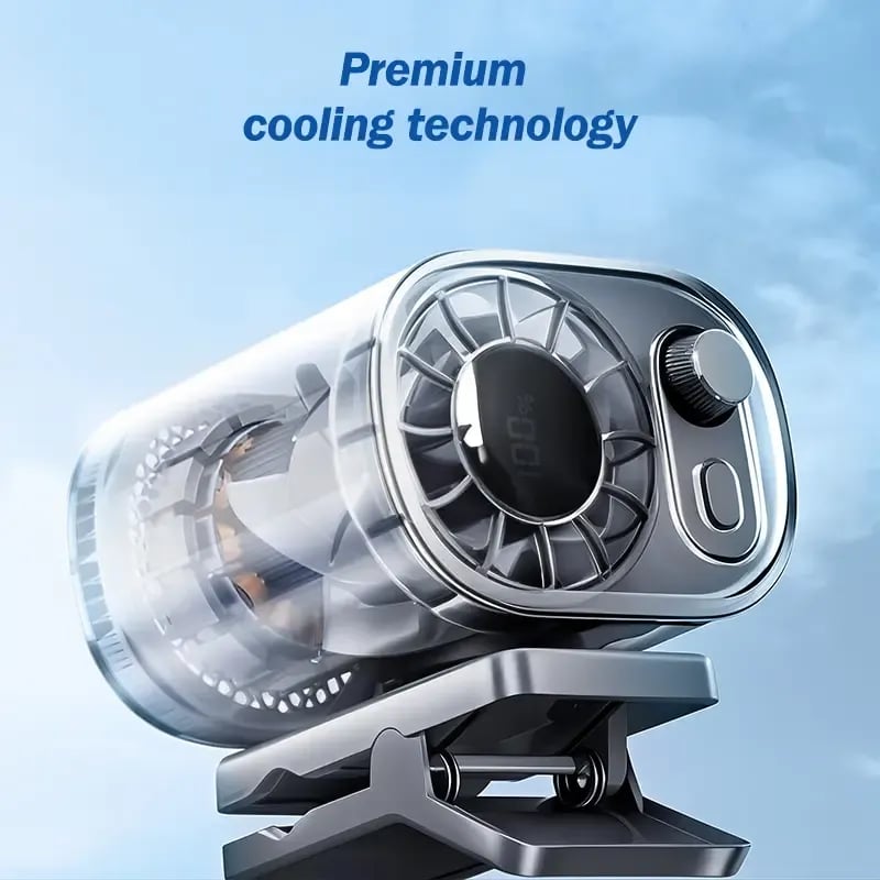 Summer Hot Sale❄️🔥Car Clip On Fan with LED Display