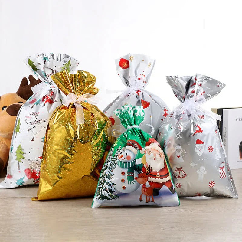 🎄50K+ Sold 🔥 Christmas Sale 49% OFF 🎁 Biodegradable Drawstring Christmas Gift Bags 🎅