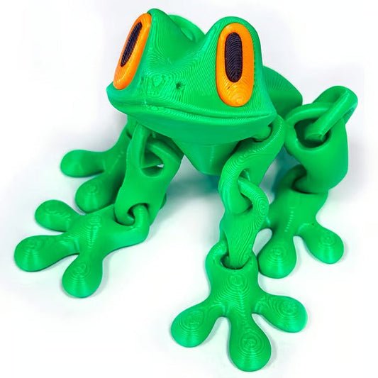 🎁BUY 4 GET 3 FREE🎁🐸✨2025 Large 3D Magnetic Frog Model with Articulated Joints