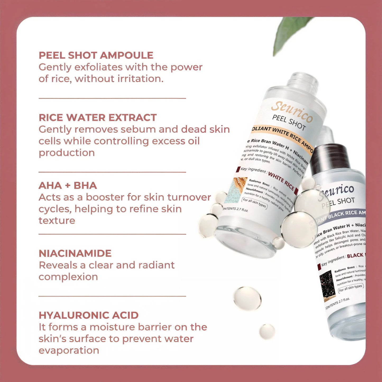 Seurico Peel Shot Glow Rice Ampoule