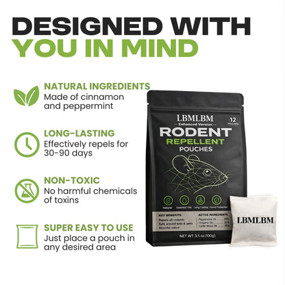 LBMLBM  Enhanced Version Rodent Repellent Pouches