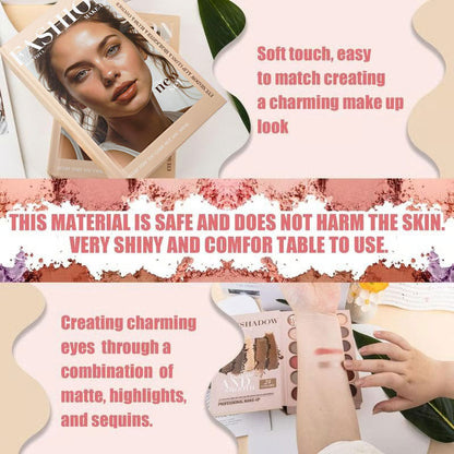 🏆#1 Bestselling - 24-Color Eyeshadow Palette - 5-Layer Book-Style Makeup Palette