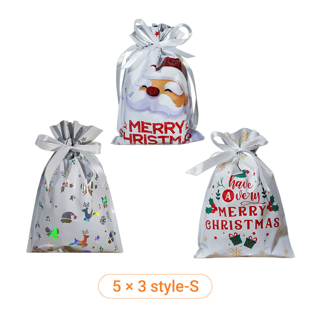 🎄50K+ Sold 🔥 Christmas Sale 49% OFF 🎁 Biodegradable Drawstring Christmas Gift Bags 🎅