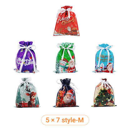🎄50K+ Sold 🔥 Christmas Sale 49% OFF 🎁 Biodegradable Drawstring Christmas Gift Bags 🎅