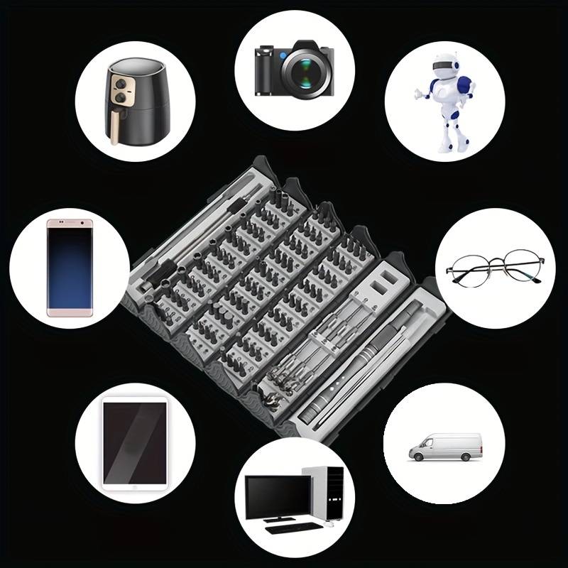 🔥🛠️2025 HOT SALE 🔥128-in-1 Precision Screwdriver Set Disassembly And Repair Tool Multi-function Manual Screwdriver Book Set