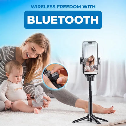 🔥50% discount-Compact 3-in-1 Selfie Stick Tripod with Remote
